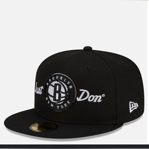 New Era caps x just don Brooklyn nets fitted